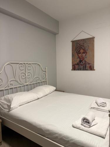 Ένα ή περισσότερα κρεβάτια σε δωμάτιο στο Vila aria pura