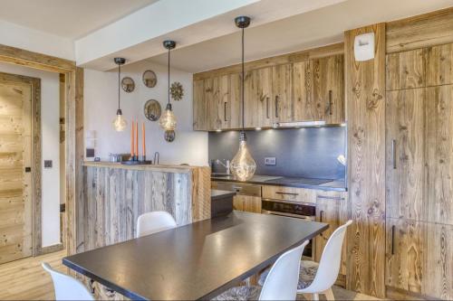 Dapur atau dapur kecil di Appartement Eskimo