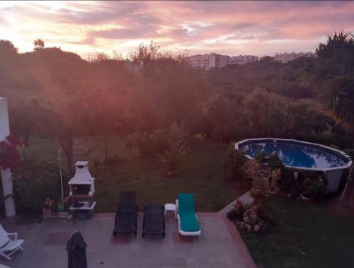 Swimmingpoolen hos eller tæt på Economy Studio for Two in Lagos