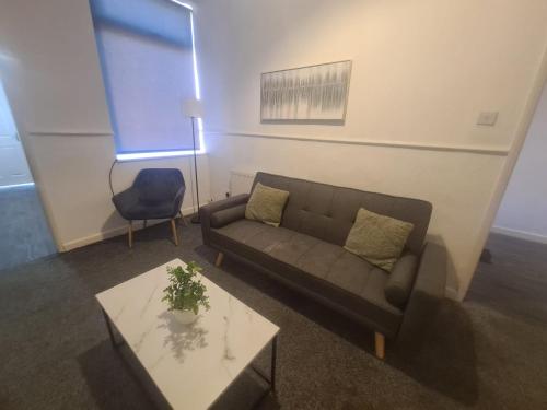 Χώρος καθιστικού στο Two bed close to City
