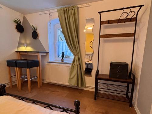 Postel nebo postele na pokoji v ubytování Ferienwohnung Elbflair