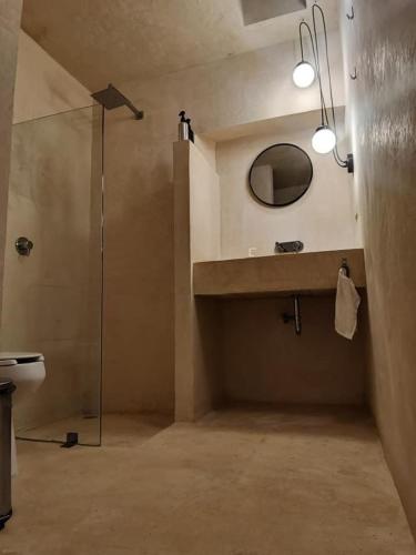 Koupelna v ubytování Casa Mare