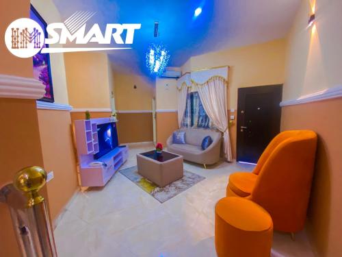 Posezení v ubytování Imsmart Luxury apartment