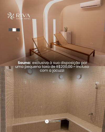 Ένα μπάνιο στο Riva Apart Hotel