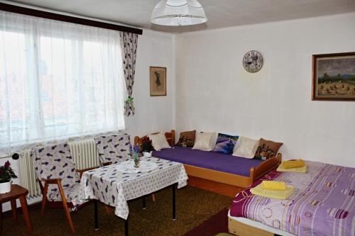 Posezení v ubytování Apartment Telč Hradecka
