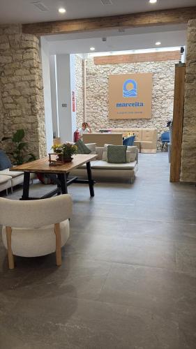Χώρος καθιστικού στο Marevita Hostel