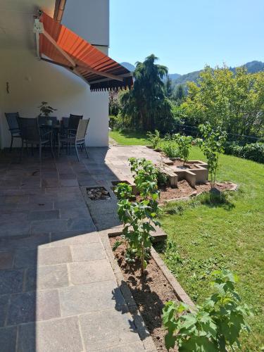 Κήπος έξω από το Ferienwohnung Moosfuchs