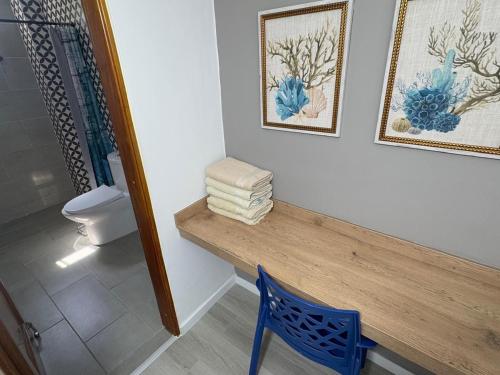 Et badeværelse på Espectacular vista a la playa el Rodadero