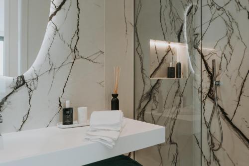 Koupelna v ubytování Eco Fajã Villas