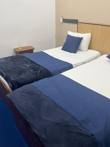 Una cama o camas en una habitación de Manaal Palace