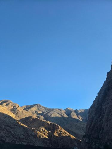 a mountain range with a blue sky in the background at Mesquite Nevada Vacation Rental - Ground Level and double car garage in Mesquite
