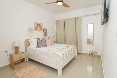 Ένα ή περισσότερα κρεβάτια σε δωμάτιο στο Sylish 2 Bed Retreat in Bayahibe