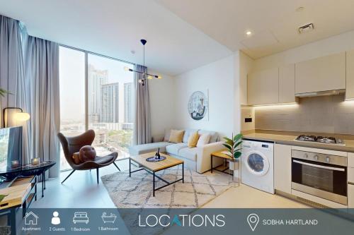 Locations l Elegant One Bedroom l City Views and Free Pool, Gym Access