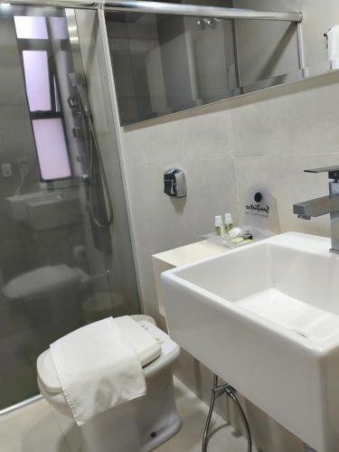 Ένα μπάνιο στο Hotel San Pietro