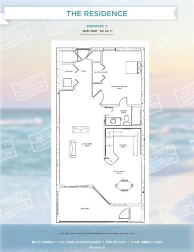Κάτοψη του Phoenix X 1502 condo