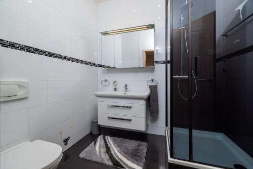 Et badeværelse på Apartments Villa Ivka