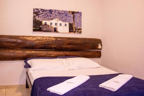 Postel nebo postele na pokoji v ubytování Experiência Master - Pousada Quinta dos Quintais