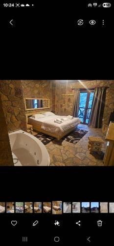 Koupelna v ubytování Suites Kalavrita