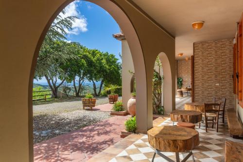 Taman di luar Meravigliosa Villa In Collina