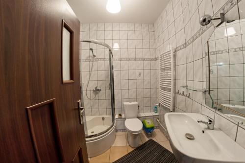 Kúpeľňa v ubytovaní Apartament Rodzinny Hana