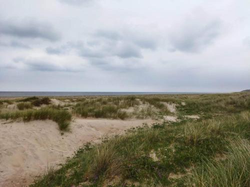a view of the beach from the sand dunes at 6-Person Holiday Home in Strandby in Strandby