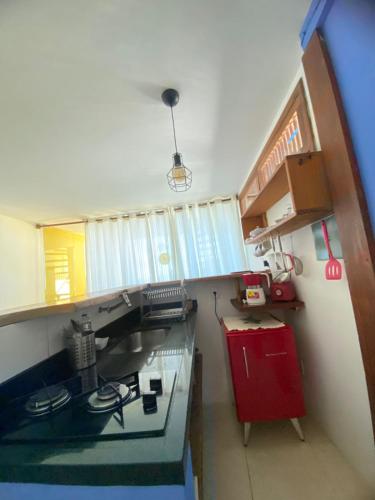 Dapur atau dapur kecil di Loft Sol Nascente