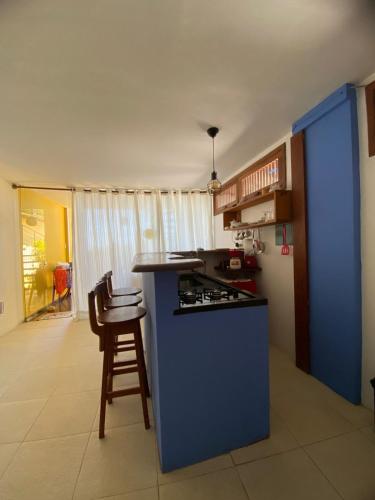 Dapur atau dapur kecil di Loft Sol Nascente