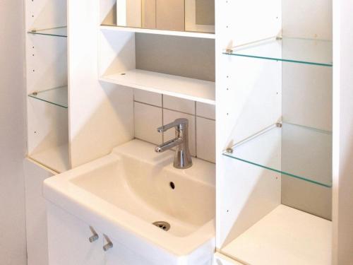 Ένα μπάνιο στο Cozy duplex apartment with terrace