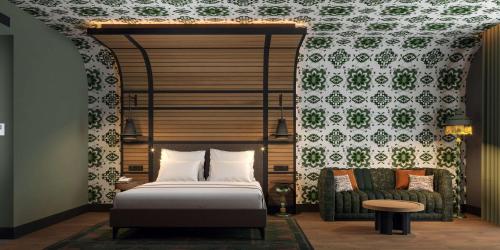 Ένα ή περισσότερα κρεβάτια σε δωμάτιο στο Canopy By Hilton Izmir Bomonti