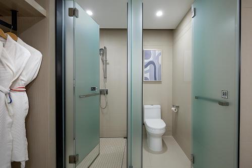 Koupelna v ubytování Echarm Hotel Chengdu Chunxi Road IFS Center