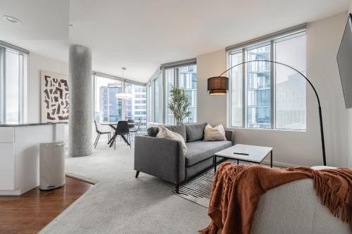 Χώρος καθιστικού στο Sophari Towers Bellevue