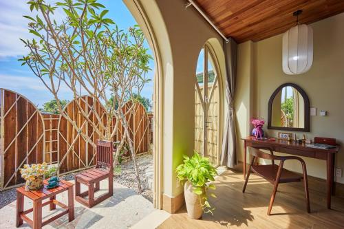 Balkón nebo terasa v ubytování LuA House Hoian