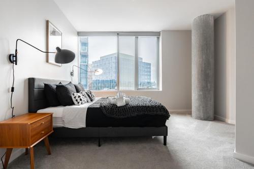 Ένα ή περισσότερα κρεβάτια σε δωμάτιο στο Sophari Towers Bellevue