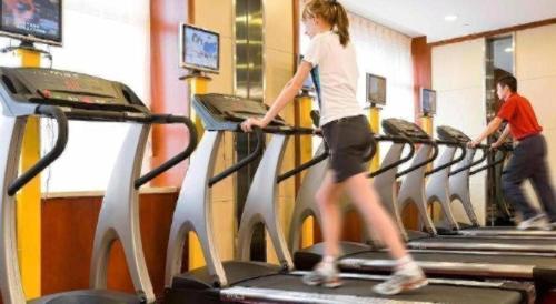 Fitness centrum a/nebo fitness zařízení v ubytování Teda Dalian