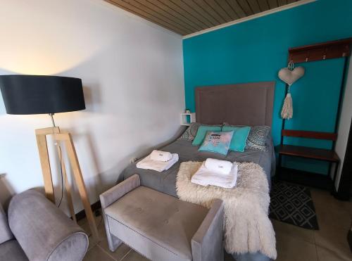 Postel nebo postele na pokoji v ubytování Depto monoambiente súper funcional,a metros del centro Magnífico