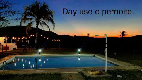 Piscina en o cerca de Espaço fazendinha por do Sol da piscina