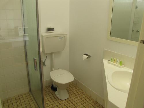 Koupelna v ubytování Motel Traralgon