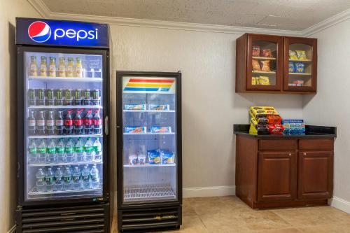 a pepsi refrigerator in a store with drinks at Comfort Inn Rockland - Boston in Rockland