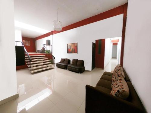Posezení v ubytování OYO Hotel Plata,Fresnillo, Zacatecas