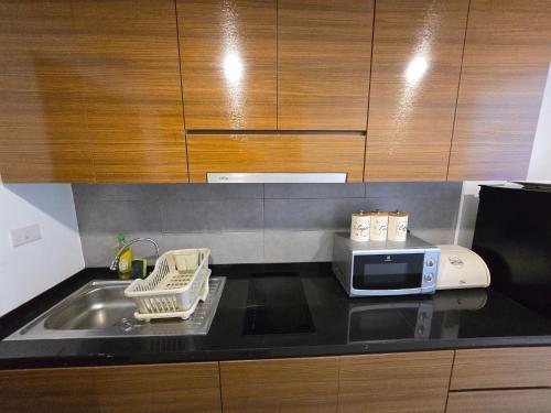 Køkken eller tekøkken på Replay Comfortable Apartment