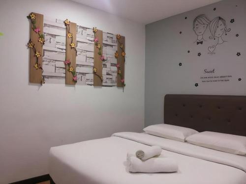 Katil atau katil-katil dalam bilik di Hotel Viva