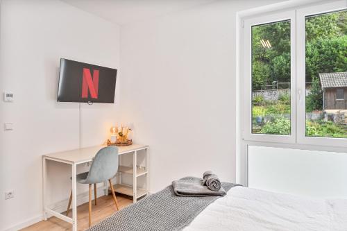 Televisyen dan/atau pusat hiburan di LUMIFLATS Offenburg