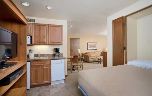 Kuchyň nebo kuchyňský kout v ubytování WorldMark Taos