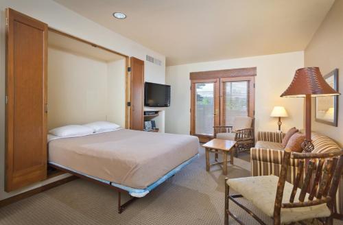Postel nebo postele na pokoji v ubytování WorldMark Taos