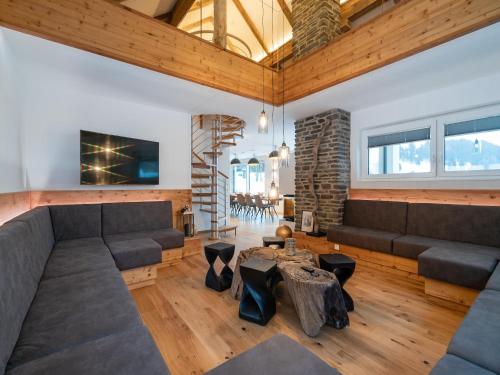 Posezení v ubytování Chalet in Mauterndorf near Ski Lift