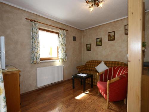 Zona de estar de Chalet in Grossarltal with Panoramic Views