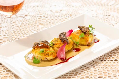 ファームステイの敷地内または近くでの食事または食べ物