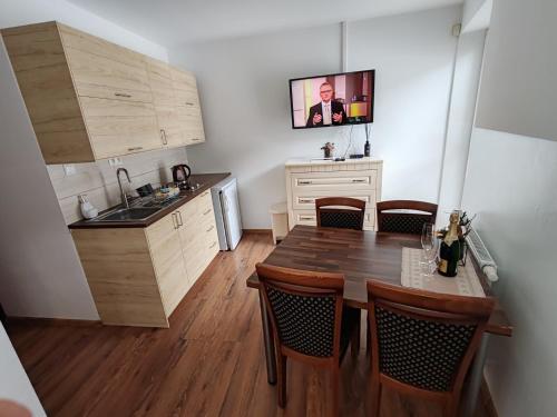 Η κουζίνα ή μικρή κουζίνα στο Apartment Bartek Ski Rental