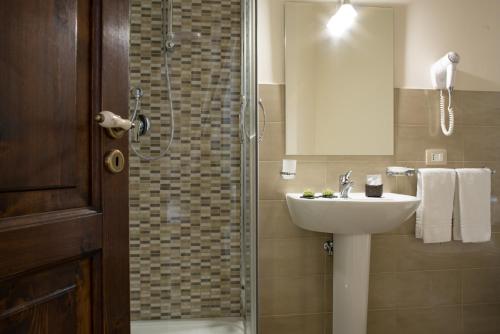 Kúpeľňa v ubytovaní B&B Palazzo Tornabene