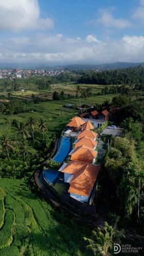 Landskap semula jadi dekat dengan rumah tamu ini
